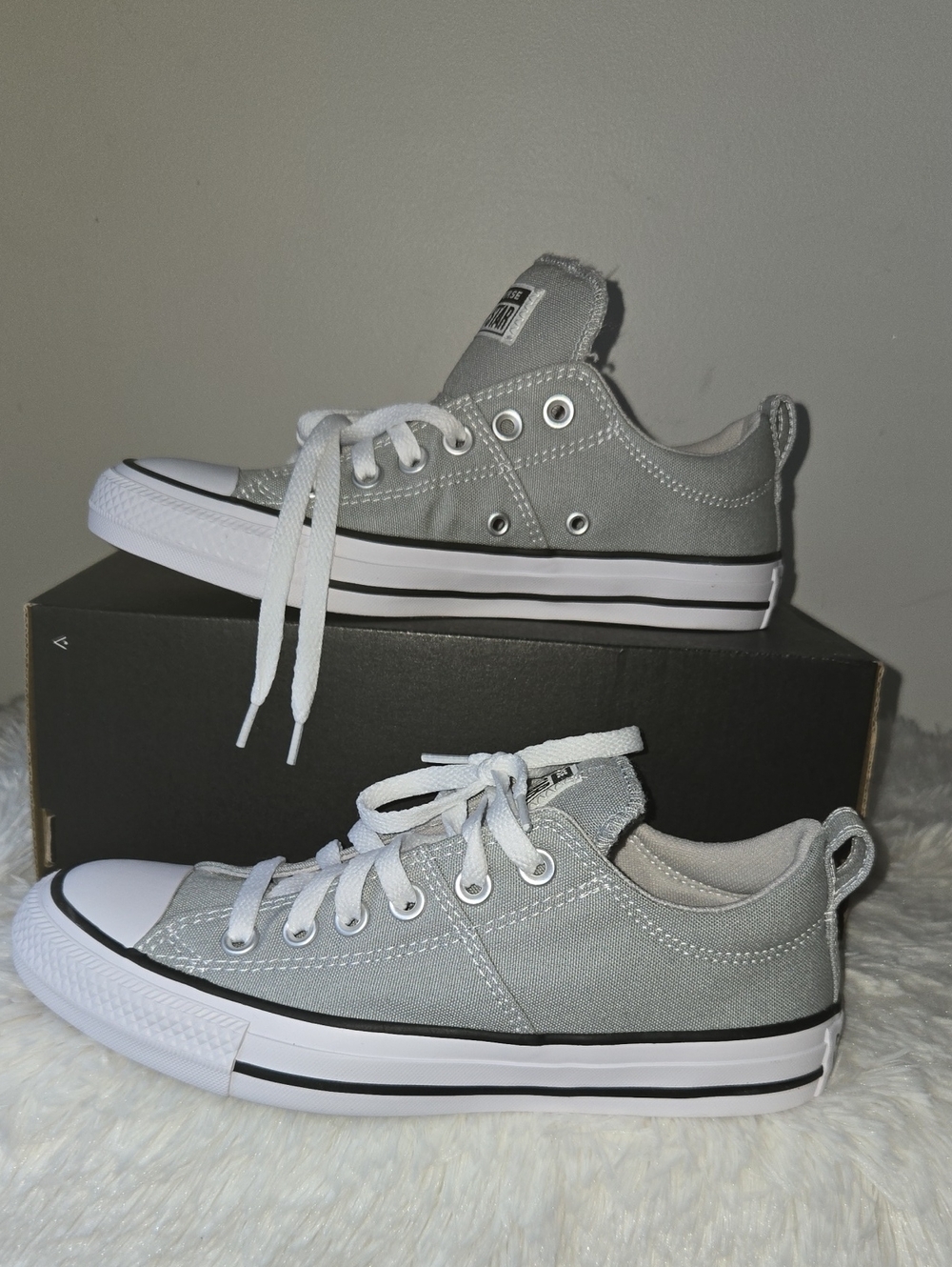 Women's Converse Chuck Taylor All Star Madison Ox Casual Sneakers Ash Stone 6.5